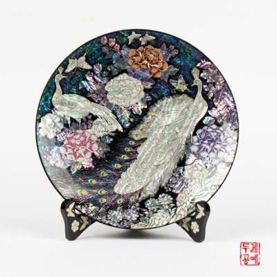 Tabat Peony and Peacock Kneut Tray