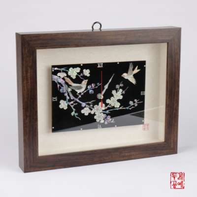 Bird on Plum Blossom Wall Clock Frame