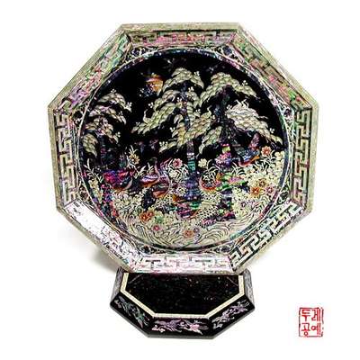 Octagonal Tray [Crane]