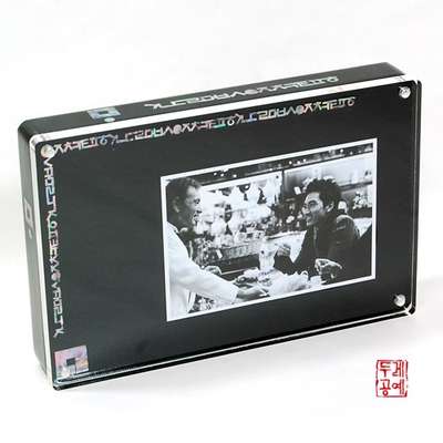Music Box Mother-of-Pearl Frame - Hangul (Black)