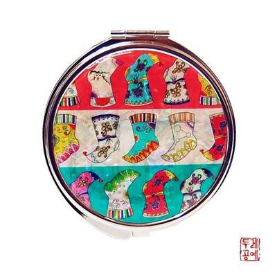 Flower Socks Hand Mirror