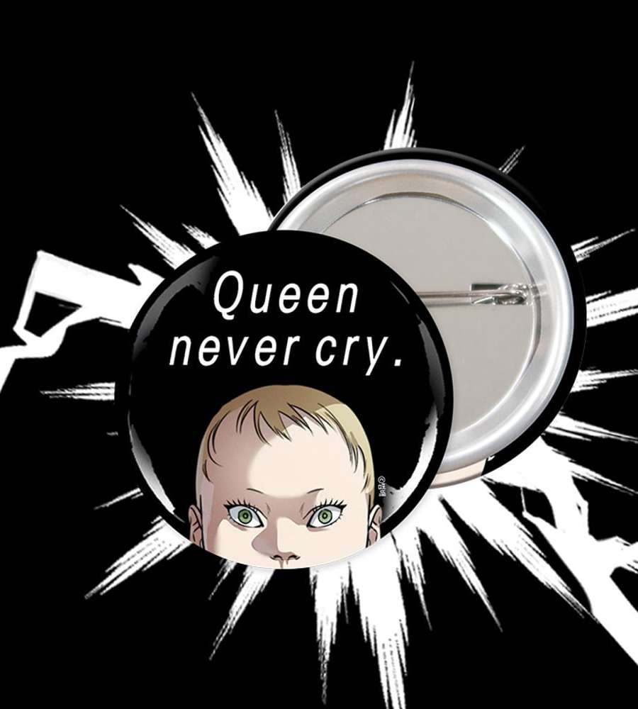 [Queen Never Cry] Queen Never Cry / Webtoon Pin Button 1 Type 75mm | Webtoon Goods