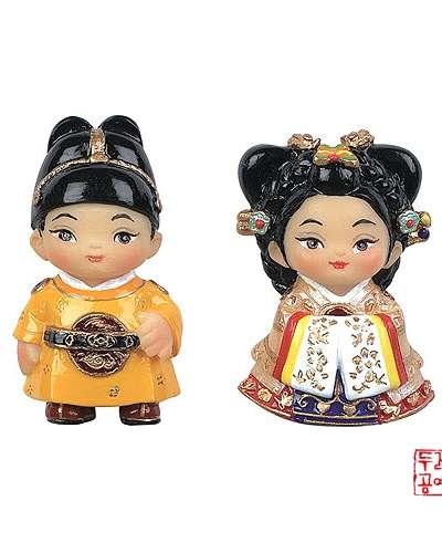 マーブルマグネット人形 [朝鮮王、王妃Ⅰ(平常着)]