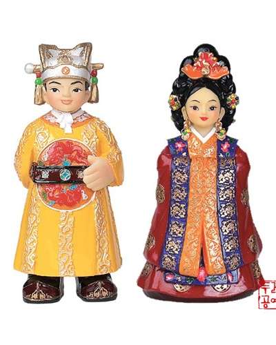 人形セット 大[高麗王、王妃]