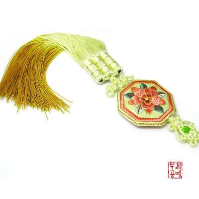 Octagonal Flower Embroidery Norigae 1