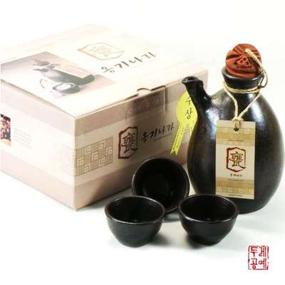 Onggi Jangseung Soju Bottle Set