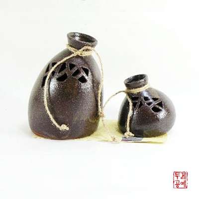 Onggi Openwork Vase Set