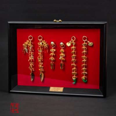 Cheonma Tumulus Gold Earrings