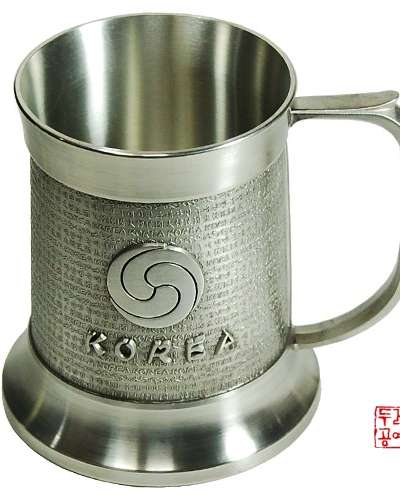 錫製ビールカップ(太極1P)