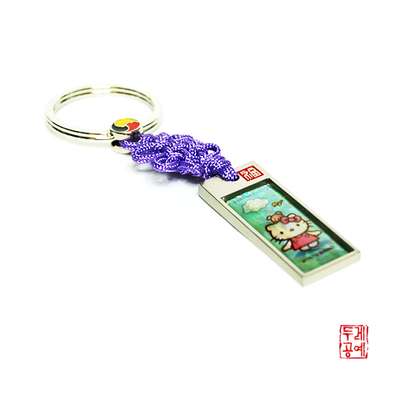 Hello Kitty Teddy Right-Angle Keychain