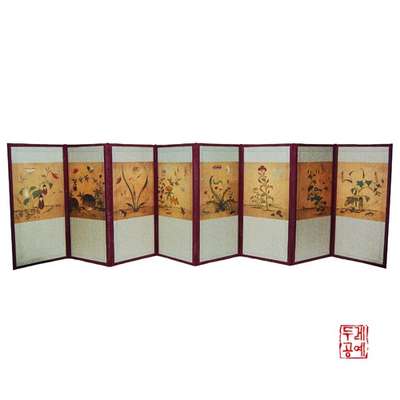 Shin Saimdang Insects and Plants Folding Screen 8-Panel