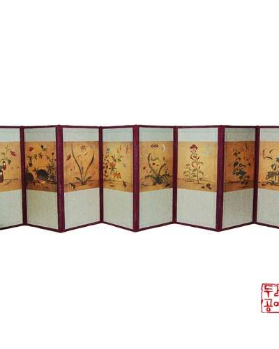 Shin Saimdang Insects and Plants Folding Screen 8-Panel