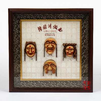 [Hahoe Byeolsin Gut Mask] 4-Type Mask Frame - Square