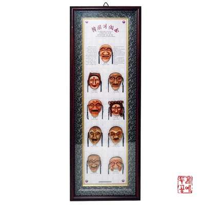 Hahoe Byeolshin Gut Mask 9-Type Vertical Frame