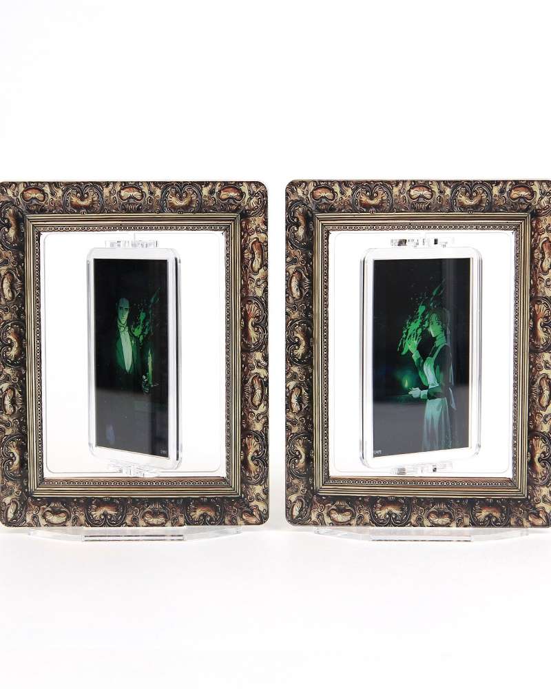 [Lover at Midnight Green] Rotating Photocard Holder Acrylic Stand | 2 Image Cards | Webtoon Goods