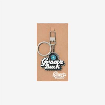 J.Y. Park Metal Key Ring - Groove Back