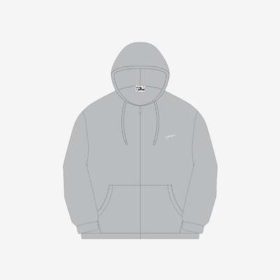 2PM HOOD ZIP-UP GRAY - It's 2PM