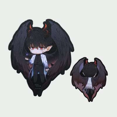 Demon King Reader Mouse Pad & Tea Coaster Set