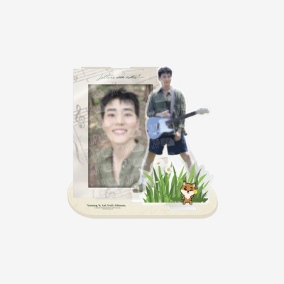 Young K ACRYLIC PHOTOCARD STAND - Letters with notes