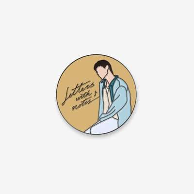Young K Badge - Letters with Notes