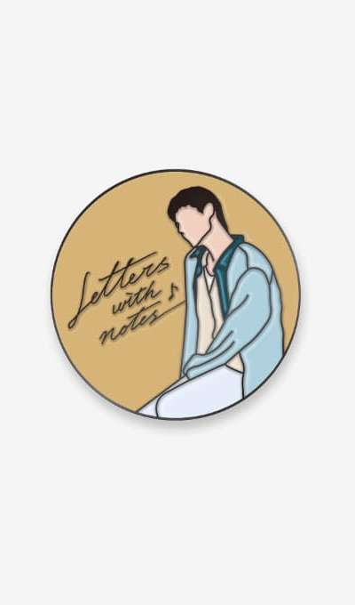 Young K Badge - Letters with Notes