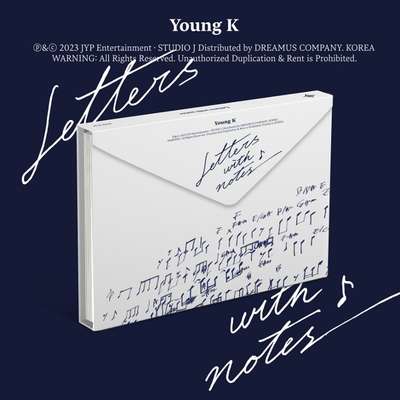 Young K 1st Full Album Letters with notes