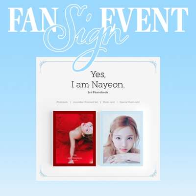 [VIDEO CALL EVENT] TWICE Photobook Yes, I am Nayeon.