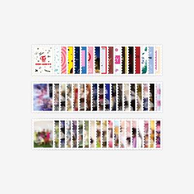 TWICE EXHIBITION STAMP STICKER - TWICE 7TH ANNIVERSARY