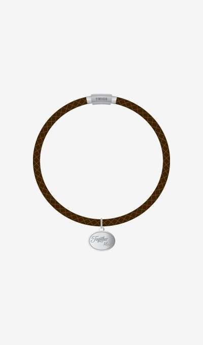 TWICE LEATHER BRACELET - TWICE 7TH ANNIVERSARY