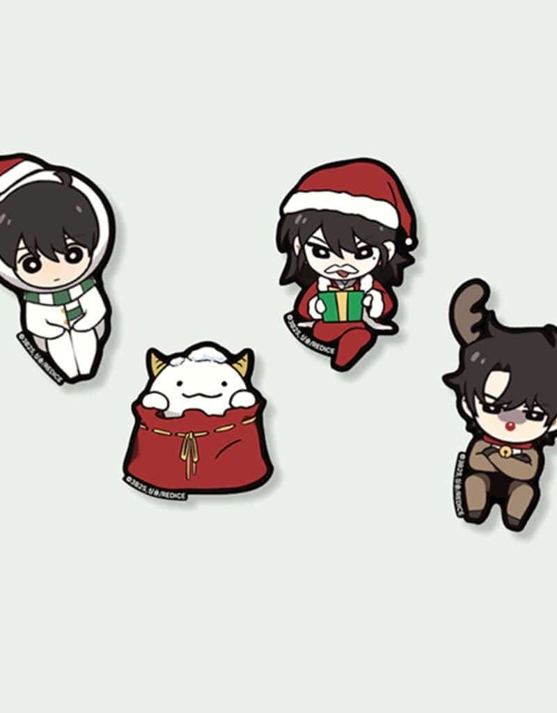 Santa Wood Magnet